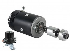 RAREELECTRICAL New 6V Starter and Drive with Solenoid Compatible with Ford 4N 9N 1939-52 12323155 12336880 U938 9N-11001 9N-11002 8N11001 8N11002 9N11001 9N11002 Sa546 8N11450 Sw218 Sw355 8N-11001