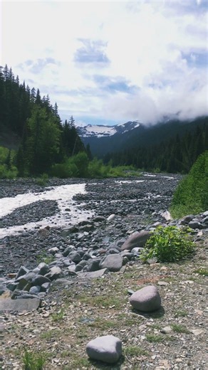 Storm Passes Mount Rainier | White River Valley | Washington State #nature #mountains #river