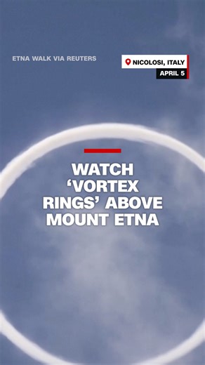 According to scientists, Mount Etna emits more vortex rings than any other volcano on Earth. | CNN