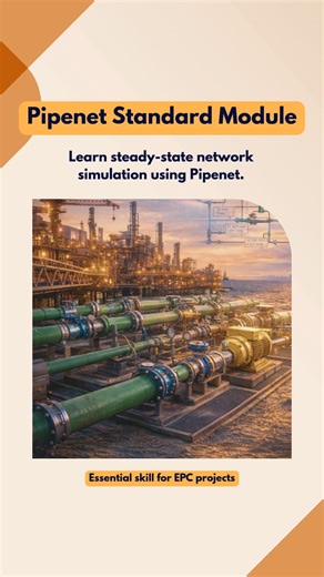 Stepin Engineering on Instagram: "Piping design isn’t just drawing lines. It’s about understanding how the system actually behaves. That’s where many engineers struggle. Assumptions go unchecked. Pressure drop issues appear late. Coordination problems show up during execution. PIPENET simulation helps fix this-before anything is built. 🎥 In this video, you get a glimpse of how our expert trainer explains PIPENET simulation in a simple, practical way—focused on real engineering logic, not softwa