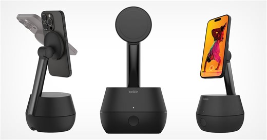 Belkin's Auto-Tracking Stand Pro Turns Your iPhone into a Pan/Tilt Camera