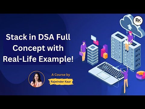 Stack in DSA Explained with Real Life Example | Easy & Practical Guide | RK IT Arena