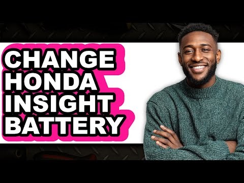 How To Change Honda Insight Battery - Step By Step
