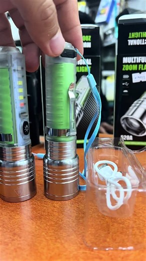 Buy 2-Pack Multifunctional 520A Zoom Flashlight Now