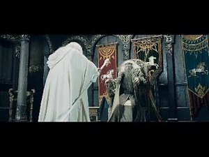 (4K) Gandalf frees Theoden from Saruman's spell - The Lord of the Rings: The Two Towers