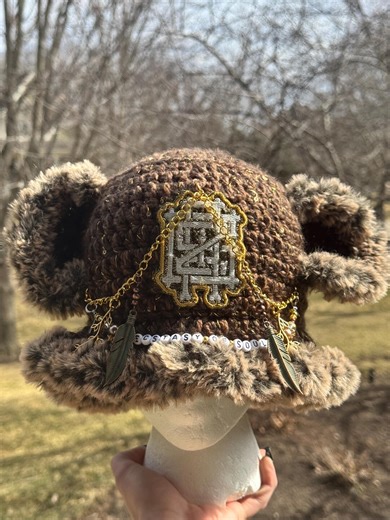 GRIZ Ecatasy of Soul Bear Hat - Etsy