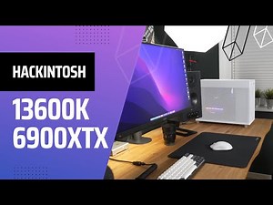 FAST AND BEAUTIFUL. My newest Hackintosh Build. Asus AP201. 13600k. 6900XTH.