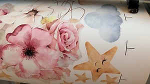 Hot Air Balloon Wall Decal, Nursery Fabric Wall Sticker Personalized With Your Name - Etsy