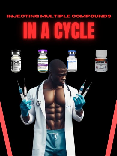 Mixing multiple compounds in your gear cycle like a pro? Here is a quick guide to administer them smooth and safe! Remember, a clean shot goes a long way: Safety first, always! 💉 This is for entertainment purposes only!