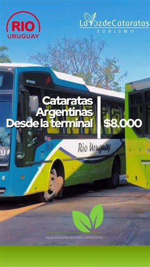 LaVozDeCataratas Turismo on Instagram: "🟢Horarios y tarifas de transporte de Río Uruguay desde Iguazú 🍃 Desde la Terminal de Ómnibus de Iguazú hacia los principales destinos turísticos y fronterizos, con frecuencias programadas durante todo el día. ✅ Cataratas lado brasileño, Ciudad de Foz do Iguaçu y Ciudad del Este • Salidas desde las 07:00 • Frecuencia: cada 30 minutos • Último servicio: 17:45 • Tarifa: $8.000 ✅ Cataratas del Iguazú – Lado argentino • Inicio de servicios: 07:00 • Frecuencia