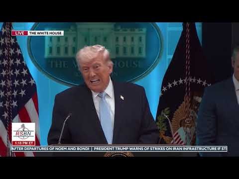 FULL EVENT: President Trump Holds a Press Briefing on the Rescue Operation of U.S. Soldiers - 4/6/26