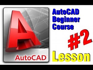 AutoCAD Beginner Course - Basic Draw Commands (Lesson 2)
