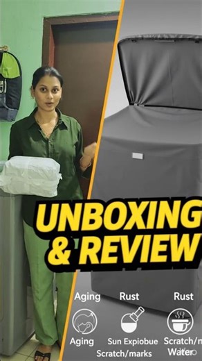 Best Washing Machine Cover Unboxing & Review! 🧺✨ #shorts