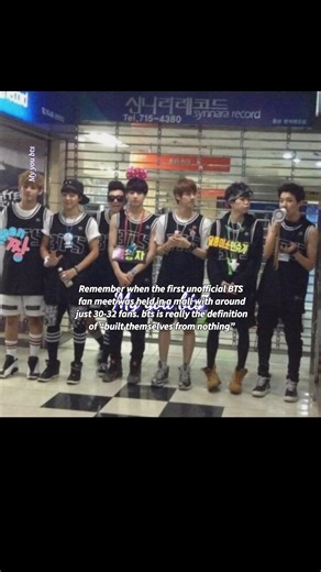 Remember when the first unofficial BTS fan meet was held in a mall