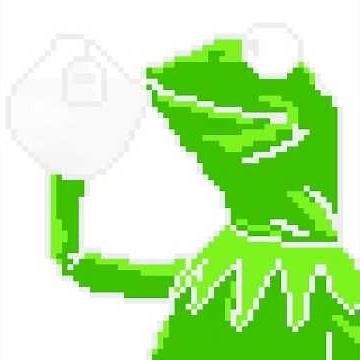Kermit sipping Tea