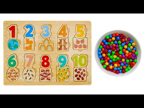 Best Learn Numbers & Counting with Activity Puzzle | Toddler Puzzle Video | Educational Learning