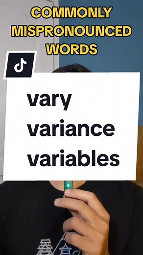 Learn Correct Pronunciation of Variance, Variants, and Variable in English