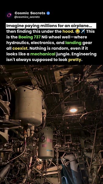 Inside A Boeing 737 Looks Like Engineering Chaos... Until You Know Why ✈️🤯 #short #viral #trending
