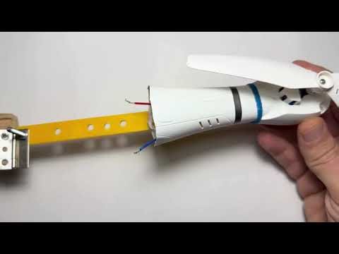 DIY Helicopter Thrust and Lift Mechanism. How Thrust Creates Lift ?