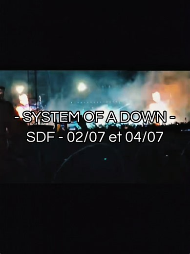 1 publication = 1 concert 🎤🎶 @systemofadown , qui y va ? Solo, en groupe, ou prêt(e) à accueillir quelqu'un ? 👇🏻 Dis-le en commentaire et check les autres @Live Nation Concerts @Live Nation France @Stade de France credit video : @valois thanks buddy 🤘🏻😌 #systemofadown #concert #stadedefrance #soad #safeonstage
