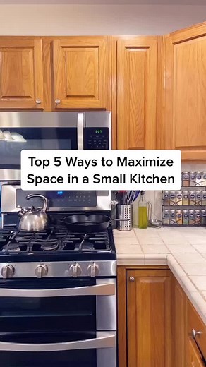 Maximize Small Kitchen Space with These 5 Organizing Tips