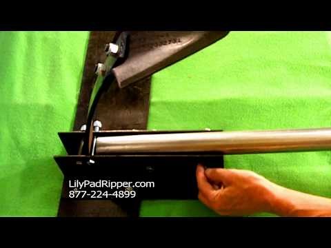 How To Remove Lilly Pads from a Lake or Pond - Lily Pad Ripper