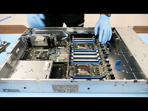 How to install server memory into a HPE DL380 G9 server