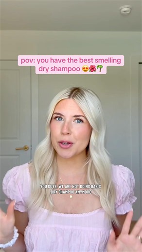 The best smelling dry shampoo is here🤭 #shorts #amikapartner #hairstyle #hairtutorial