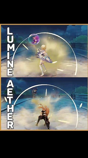 Geo Traveler Elemental Burst Comparison in Genshin Impact