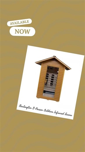 Burlington 2-Person Outdoor Infrared Sauna