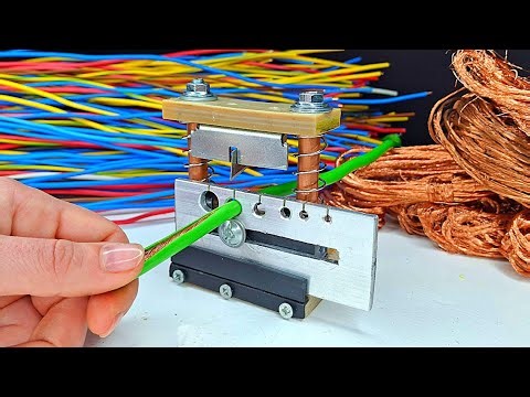 This Small Tool Beats Any Wire Stripping Machine (DIY)