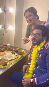Prasun da r aiburovaat makeup room ….❤️ | Soumi Chakraborty