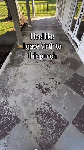 2.7K views · 376 reactions | Want your porch to be unforgettable? . 隣 Brick Color: Boston Mill Repost: @slonesweethome . What do you think??? Watch the whole transformation in my PORCH highlights in bio I literally have zero regrets. I love the layout. I love how we tackled it. I love the result. . #diy #houserenovation #cozyhome #lakehouse #brick #frontporch | Old Mill Building Products | Facebook