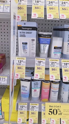 Walgreens Sunscreen Deal: $2.98 Net Cost!
