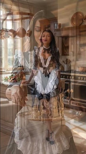 Luxury Costume Inspiration | Elegant Maid Look #aifashion