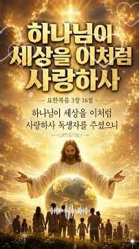 [마음의성전]"하나님이세상을이처럼사랑하사" 구독/좋아요/눌러주세요