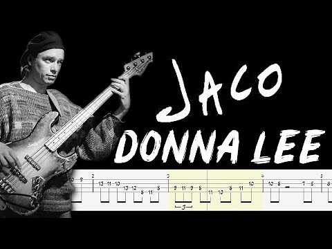 Jaco Pastorius - Donna Lee (Bass Tabs) By ‪@ChamisBass‬