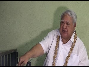 Polokalame faapitoa ale TV1 ma le taitai ole Human Rights Protection Party i lona vaega faaiu. (2 of 2) | TV1 SAMOA