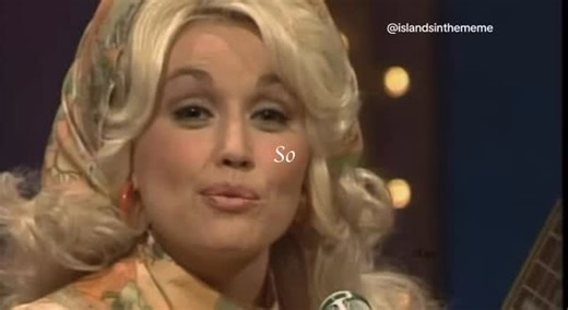 Islands In The Meme❤️‍🔥🤠 on Instagram: "Thank you, Dolly 🩷✨ #dollyparton #dolly #country #countrymusic #islandsinthememe"