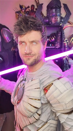 Moon Knight with a saber 🌙 #cosplay