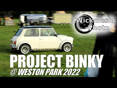 Project Binky (Bad Obsession Motorsport turbo mini) at Weston Park - driving onto trailer 16-10-2022