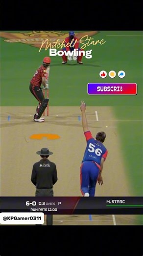 Mitchell Starc Bowling #cricket #crickethighlights #mitchellstarc