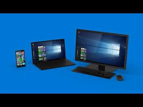 Windows 10 (original release and 1511) Default Attract Loop Animation