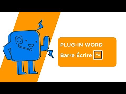 Le plug-in Word du Cartable Fantastique : Tuto barre Écrire