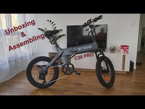 Engwe C20 Pro - Unboxing and Assembling a Folding Electric Bike