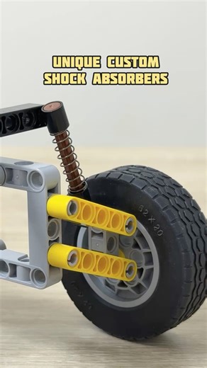 Unique Custom Shock Absorbers #lego #legotechnic #mechanical #mechanism #technic #legotips