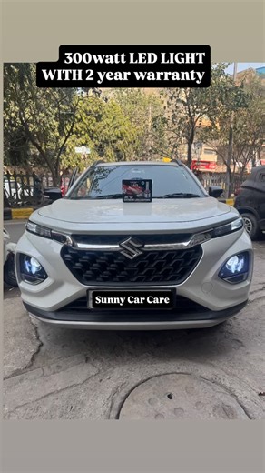 SUNNY MOTORS on Instagram: "300 WATT LED LIGHT INSTALLED IN FRONX . . #carlovers #reelitfeelit #trendingreels #carcare #carreels"