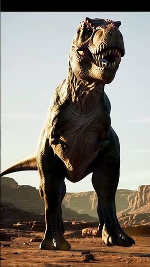 T-Rex Roaring on Land | Cinematic Dinosaur Scene #wildlifeentertainment