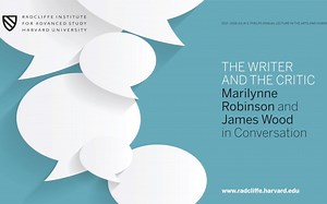 【英字】作家玛莉莲·罗宾逊对话批评家詹姆斯伍德，哈佛大学拉德克利夫学院