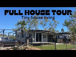 Full TINY house tour!!! Same Day Granny Flats Platinum Expander. Expandable container home.